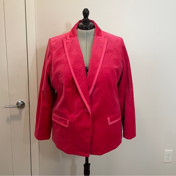 J. Crew Jackets & Blazers - J. Crew | 24 | Collection Willa blazer in tipped stretch velvet
